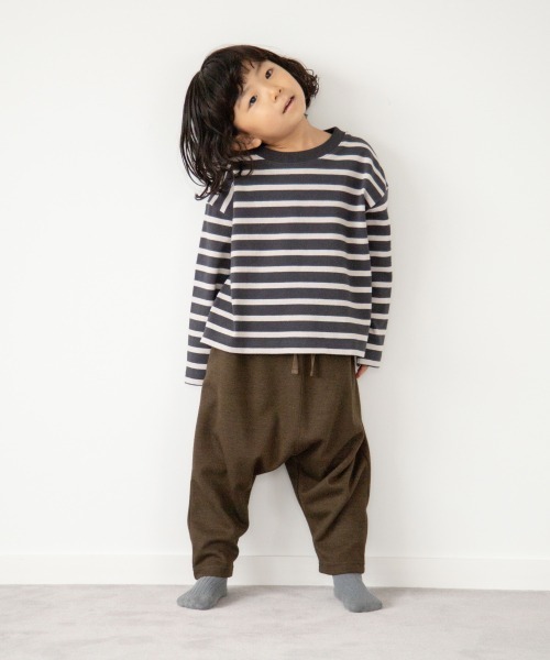 LOWRYS FARM(ローリーズファーム)の「USAボーダーLS 894668(Tシャツ/カットソー・キッズ・グレー系その他/ブラウン系その他/グリーン系その他/ブラウン系その他4・MEDIUM/LARGE/X-LARGE)」の5枚目の写真