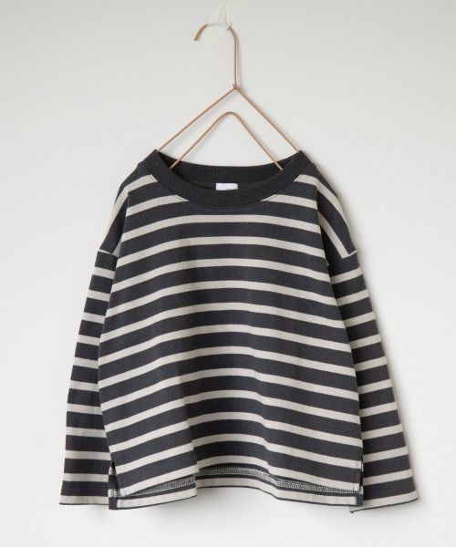 LOWRYS FARM(ローリーズファーム)の「USAボーダーLS 894668(Tシャツ/カットソー・キッズ・グレー系その他/ブラウン系その他/グリーン系その他/ブラウン系その他4・MEDIUM/LARGE/X-LARGE)」の7枚目の写真