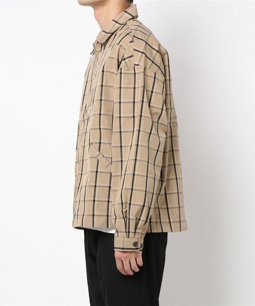 RAG MACHINE（ラグマシーン）の「【RAG MACHINE】チェック柄ブルゾン（ブルゾン・メンズ・グレー/ベージュ・L/XL/M）」の4枚目の写真