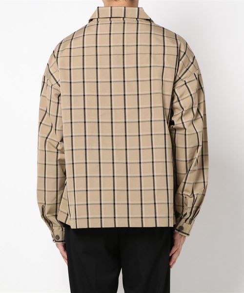 RAG MACHINE（ラグマシーン）の「【RAG MACHINE】チェック柄ブルゾン（ブルゾン・メンズ・グレー/ベージュ・L/XL/M）」の5枚目の写真