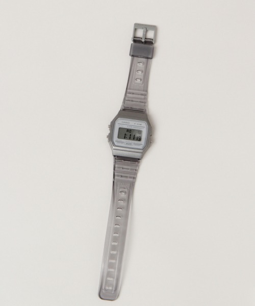 CASIO（カシオ）の「【CASIO】クリアデジタル/918575（デジタル腕時計・レディース・グレー/オフホワイト/ブルー系その他/その他22・FREE）」の9枚目の写真