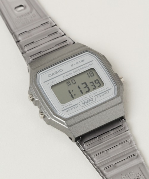 CASIO（カシオ）の「【CASIO】クリアデジタル/918575（デジタル腕時計・レディース・グレー/オフホワイト/ブルー系その他/その他22・FREE）」の13枚目の写真