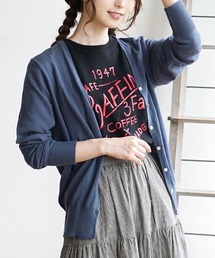 【ロングシーズン楽しめる、安心の綿100%】オーディナリー コットンニット Vネックカーディガン