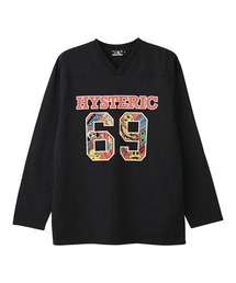 HYSTERIC GLAMOUR | 69Vネック オーバーサイズTシャツ(Tシャツ/カットソー)