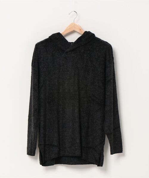 NO ID.(ノーアイディ)の「【NO ID.】Vicuere Lamb Pile Big Pullover Parka / ビキューレ ラム パイル ビッグ プルオーバー パーカー(パーカー・メンズ・ネイビー/ブラック/ライトグレー/アイボリー/ダークグレー/ワイン・ONE SIZE)」の5枚目の写真