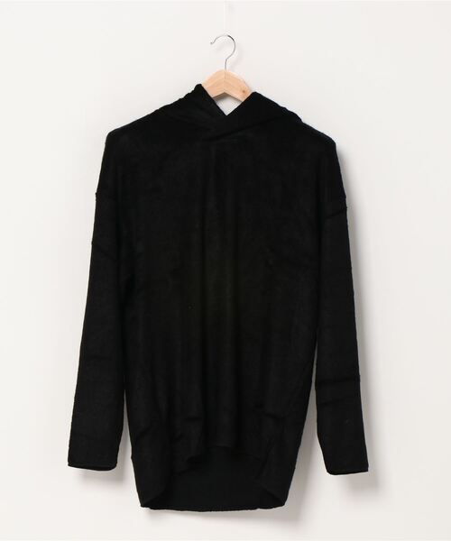 NO ID.(ノーアイディ)の「【NO ID.】Vicuere Lamb Pile Big Pullover Parka / ビキューレ ラム パイル ビッグ プルオーバー パーカー(パーカー・メンズ・ネイビー/ブラック/ライトグレー/アイボリー/ダークグレー/ワイン・ONE SIZE)」の3枚目の写真