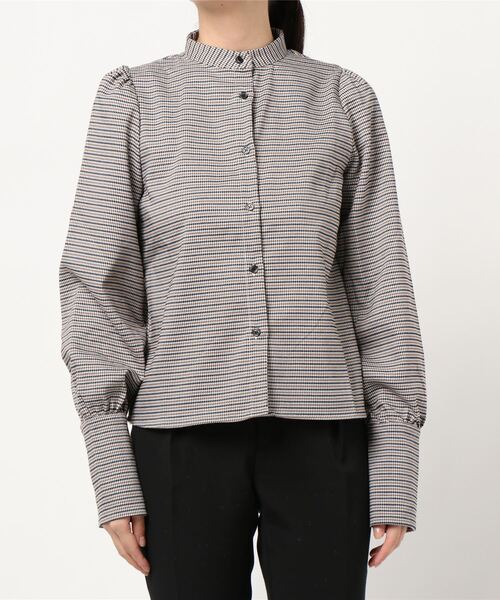 KOBE LETTUCE（コウベレタス）の「ボリューム袖ブラウス（シャツ/ブラウス・レディース・ベージュ系その他/グレイッシュベージュ/ブラック系その他/ブラック・FREE）」の8枚目の写真