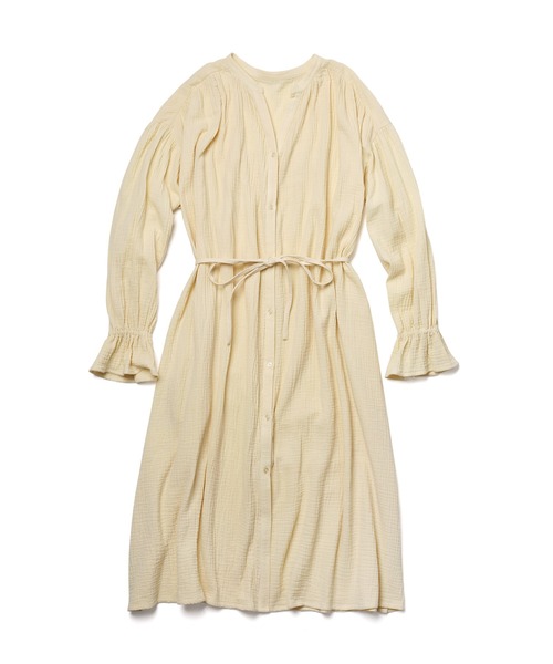 slowmelly（スローメリー）の「【WEARISTA てら】Ｗガーゼネグリジェワンピース（ワンピース・レディース・ダークブラウン/ライトベージュ/テラコッタ・FREE）」の21枚目の写真