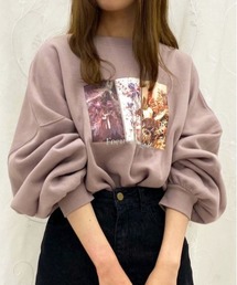 アソートプリントクルーネックスウェット【ZOZOTOWN限定アイテム】