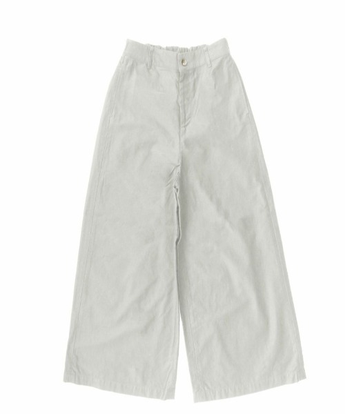 mizuiroind(ミズイロインド)の「ワイドチノパンツ(その他パンツ・レディース・ブラック/ベージュ/オフホワイト・2)」の2枚目の写真