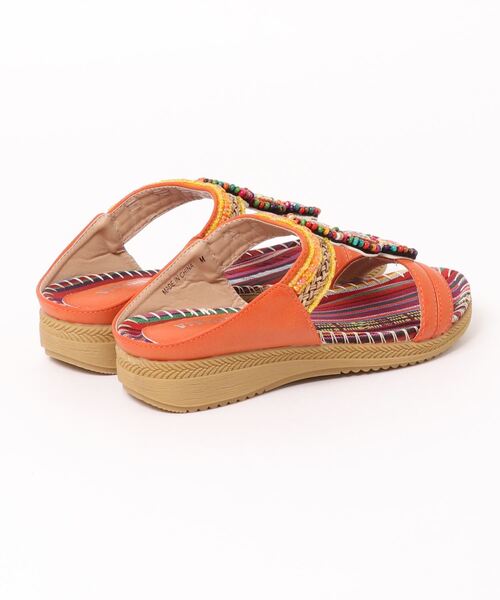 チチカカ(チチカカ)の「ジュエルビーズサンダル(サンダル・レディース・ベージュ/パープル/オレンジ・MEDIUM/LARGE)」の4枚目の写真