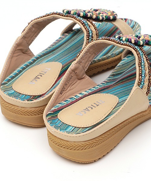 チチカカ(チチカカ)の「ジュエルビーズサンダル(サンダル・レディース・ベージュ/パープル/オレンジ・MEDIUM/LARGE)」の19枚目の写真