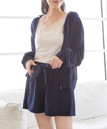 Mysa&Liina | パイル素材ジップアップパーカーショートパンツＳＥＴＵＰ(ルームウェア/パジャマ)