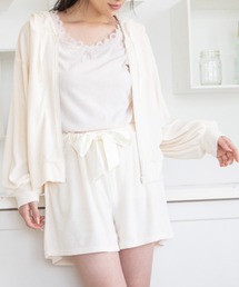 Mysa&Liina | パイル素材ジップアップパーカーショートパンツＳＥＴＵＰ(ルームウェア/パジャマ)