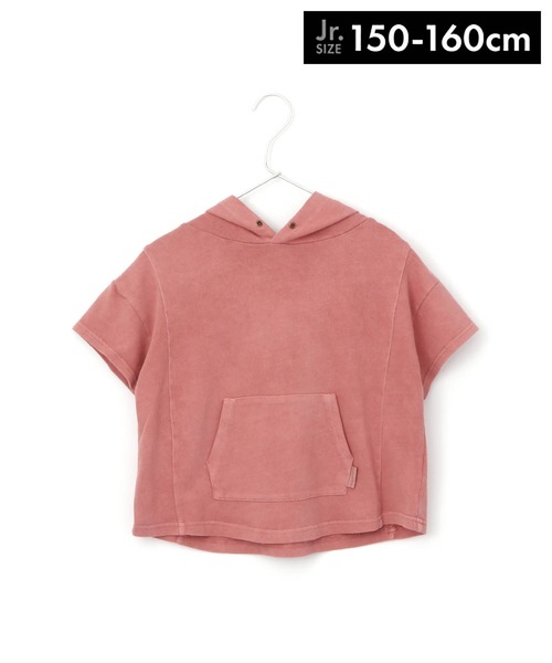 MAKE YOUR DAY(メイクユアデイ)の「硫化染フーディー■150.160cm(Tシャツ/カットソー・キッズ・ピンク/ブルー/グレー・150/160)」の3枚目の写真