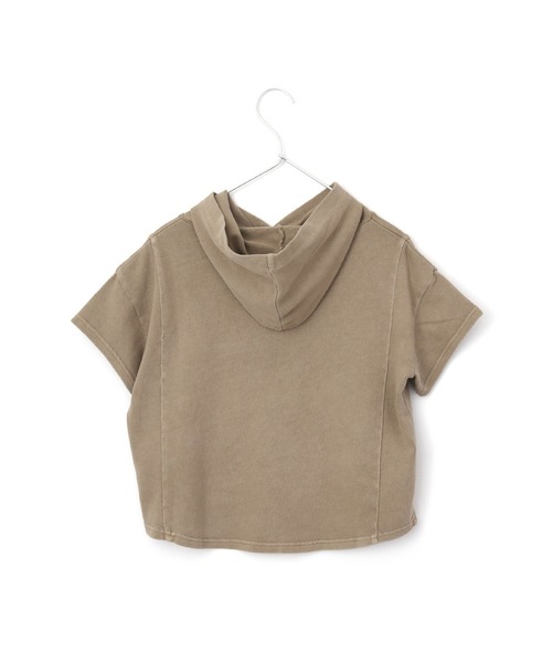 MAKE YOUR DAY(メイクユアデイ)の「硫化染フーディー■150.160cm(Tシャツ/カットソー・キッズ・ピンク/ブルー/グレー・150/160)」の4枚目の写真