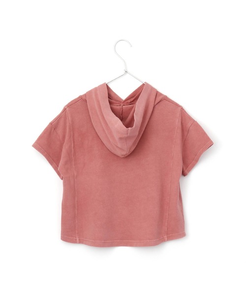 MAKE YOUR DAY(メイクユアデイ)の「硫化染フーディー■150.160cm(Tシャツ/カットソー・キッズ・ピンク/ブルー/グレー・150/160)」の6枚目の写真