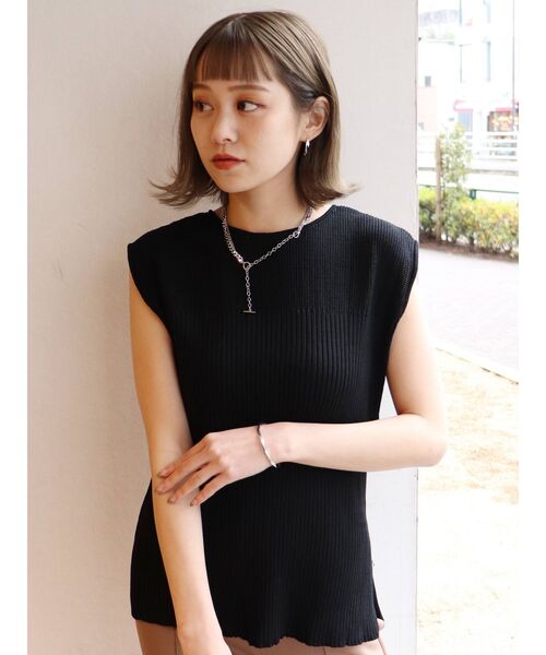 MURUA（ムルーア）の「ダブルチェーンネックレス（ネックレス・レディース・シルバー・FREE）」の4枚目の写真