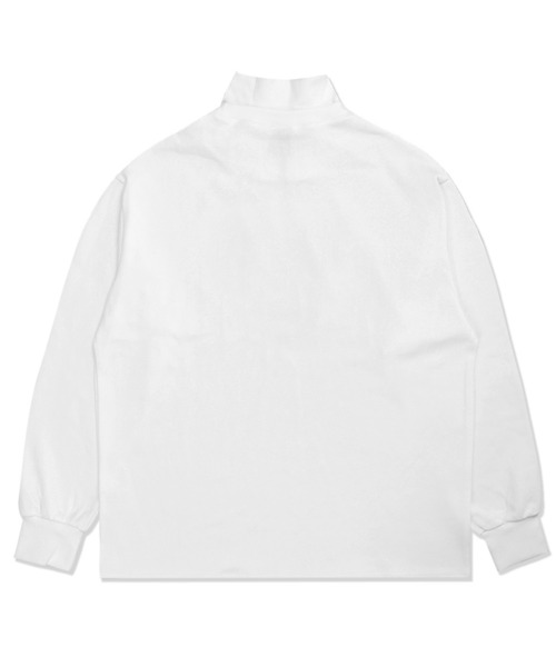 OY（オーワイ）の「『OY/オーワイ』SLOGAN ZIPPER POLA SLEEVE T/スローガン ジッパー ポーラ スリーブ Tシャツ 長袖 ロングスリーブカットソー（Tシャツ/カットソー・メンズ・ホワイト/ブラック・FREE）」の7枚目の写真