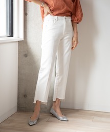 Rewde | アシンメトリーヘムストレートデニムパンツ（1R12-03067）(デニムパンツ)