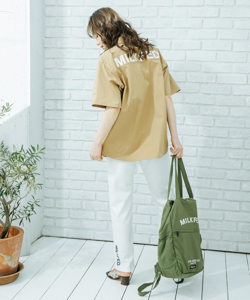 MILKFED.（ミルクフェド）の「LOGO SWEAT PANTS（その他パンツ・レディース・アッシュ/ホワイト/ネイビー・ONE SIZE）」の10枚目の写真