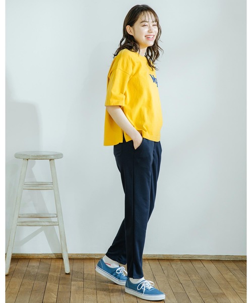 MILKFED.（ミルクフェド）の「LOGO SWEAT PANTS（その他パンツ・レディース・アッシュ/ホワイト/ネイビー・ONE SIZE）」の21枚目の写真