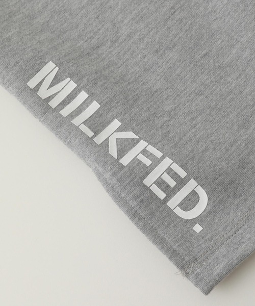 MILKFED.（ミルクフェド）の「LOGO SWEAT PANTS（その他パンツ・レディース・アッシュ/ホワイト/ネイビー・ONE SIZE）」の6枚目の写真