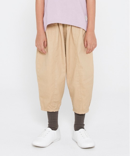 NHT（エヌエイチティー）の「NHT/エヌエイチティー バルーンパンツ（その他パンツ・キッズ・オリーブ/ブラック/ベージュ・120cm/140cm/100cm/110cm/130cm）」の2枚目の写真