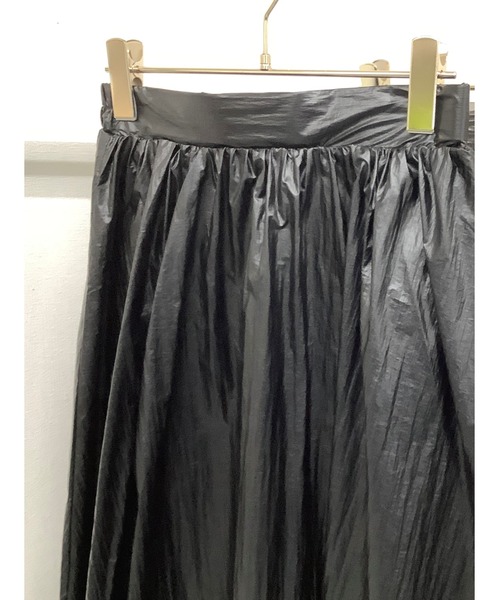 ulu（ウル）の「Metallic gather flare skirt（スカート・レディース・ブラック/シルバー・FREE）」の13枚目の写真