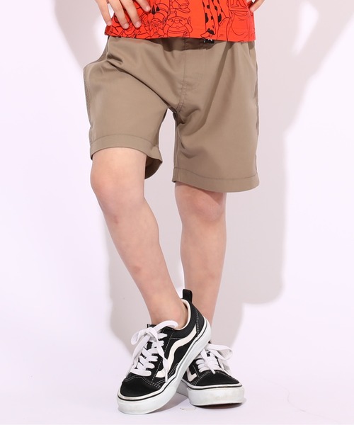 BABYDOLL（ベビードール）の「【プチプラ】清涼速乾 ハーフパンツ [無地] 5038K（その他パンツ・キッズ・カーキ/ネイビー/ターコイズブルー/ブラック/ブラック系その他/マスタード/その他10/ブラック×ピンク/パープル/その他12/サンドグレー/その他13/その他11/ピンク/イエロー/その他14/その他20/その他18/その他15/グリーン/その他17/スカイブルー/チェリーピンク/その他16/その他19/バイオレット/その他23/その他22/その他21/パープル系その他/ブルー系その他/レッド/ミント/グリーン×ピンク・110cm/120cm/130cm/140cm/150cm/90cm/100cm/90㎝）」の4枚目の写真