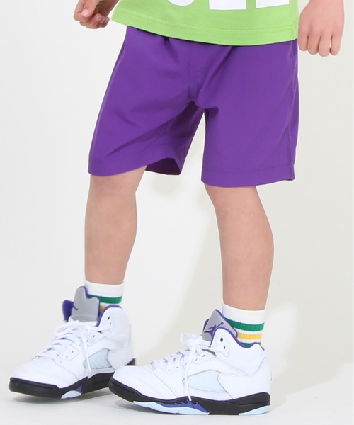 BABYDOLL（ベビードール）の「【プチプラ】清涼速乾 ハーフパンツ [無地] 5038K（その他パンツ・キッズ・カーキ/ネイビー/ターコイズブルー/ブラック/ブラック系その他/マスタード/その他10/ブラック×ピンク/パープル/その他12/サンドグレー/その他13/その他11/ピンク/イエロー/その他14/その他20/その他18/その他15/グリーン/その他17/スカイブルー/チェリーピンク/その他16/その他19/バイオレット/その他23/その他22/その他21/パープル系その他/ブルー系その他/レッド/ミント/グリーン×ピンク・110cm/120cm/130cm/140cm/150cm/90cm/100cm/90㎝）」の15枚目の写真