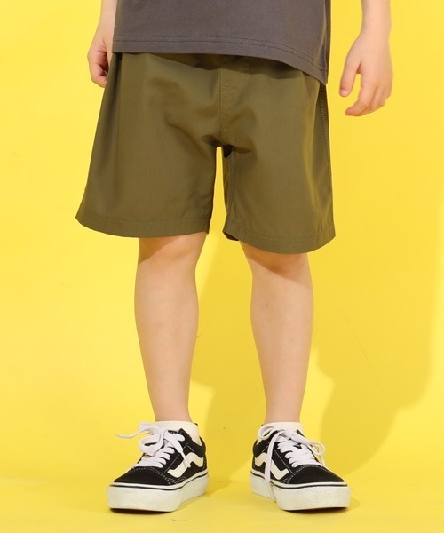 BABYDOLL（ベビードール）の「【プチプラ】清涼速乾 ハーフパンツ [無地] 5038K（その他パンツ・キッズ・カーキ/ネイビー/ターコイズブルー/ブラック/ブラック系その他/マスタード/その他10/ブラック×ピンク/パープル/その他12/サンドグレー/その他13/その他11/ピンク/イエロー/その他14/その他20/その他18/その他15/グリーン/その他17/スカイブルー/チェリーピンク/その他16/その他19/バイオレット/その他23/その他22/その他21/パープル系その他/ブルー系その他/レッド/ミント/グリーン×ピンク・110cm/120cm/130cm/140cm/150cm/90cm/100cm/90㎝）」の5枚目の写真