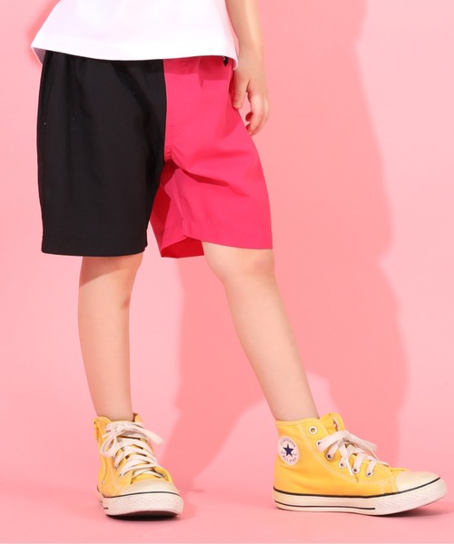 BABYDOLL（ベビードール）の「【プチプラ】清涼速乾 ハーフパンツ [無地] 5038K（その他パンツ・キッズ・カーキ/ネイビー/ターコイズブルー/ブラック/ブラック系その他/マスタード/その他10/ブラック×ピンク/パープル/その他12/サンドグレー/その他13/その他11/ピンク/イエロー/その他14/その他20/その他18/その他15/グリーン/その他17/スカイブルー/チェリーピンク/その他16/その他19/バイオレット/その他23/その他22/その他21/パープル系その他/ブルー系その他/レッド/ミント/グリーン×ピンク・110cm/120cm/130cm/140cm/150cm/90cm/100cm/90㎝）」の3枚目の写真