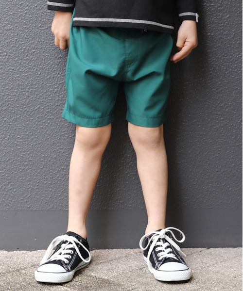 BABYDOLL（ベビードール）の「【プチプラ】清涼速乾 ハーフパンツ [無地] 5038K（その他パンツ・キッズ・カーキ/ネイビー/ターコイズブルー/ブラック/ブラック系その他/マスタード/その他10/ブラック×ピンク/パープル/その他12/サンドグレー/その他13/その他11/ピンク/イエロー/その他14/その他20/その他18/その他15/グリーン/その他17/スカイブルー/チェリーピンク/その他16/その他19/バイオレット/その他23/その他22/その他21/パープル系その他/ブルー系その他/レッド/ミント/グリーン×ピンク・110cm/120cm/130cm/140cm/150cm/90cm/100cm/90㎝）」の6枚目の写真