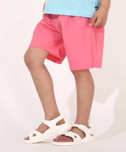 BABYDOLL（ベビードール）の「【プチプラ】清涼速乾 ハーフパンツ [無地] 5038K（その他パンツ・キッズ・カーキ/ネイビー/ターコイズブルー/ブラック/ブラック系その他/マスタード/その他10/ブラック×ピンク/パープル/その他12/サンドグレー/その他13/その他11/ピンク/イエロー/その他14/その他20/その他18/その他15/グリーン/その他17/スカイブルー/チェリーピンク/その他16/その他19/バイオレット/その他23/その他22/その他21/パープル系その他/ブルー系その他/レッド/ミント/グリーン×ピンク・110cm/120cm/130cm/140cm/150cm/90cm/100cm/90㎝）」の19枚目の写真