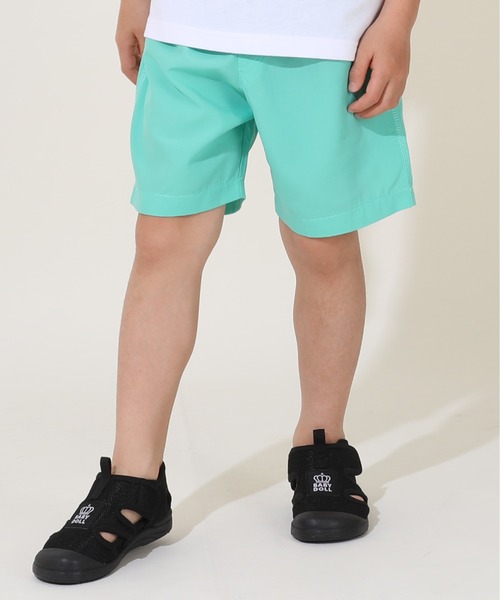 BABYDOLL（ベビードール）の「【プチプラ】清涼速乾 ハーフパンツ [無地] 5038K（その他パンツ・キッズ・カーキ/ネイビー/ターコイズブルー/ブラック/ブラック系その他/マスタード/その他10/ブラック×ピンク/パープル/その他12/サンドグレー/その他13/その他11/ピンク/イエロー/その他14/その他20/その他18/その他15/グリーン/その他17/スカイブルー/チェリーピンク/その他16/その他19/バイオレット/その他23/その他22/その他21/パープル系その他/ブルー系その他/レッド/ミント/グリーン×ピンク・110cm/120cm/130cm/140cm/150cm/90cm/100cm/90㎝）」の7枚目の写真