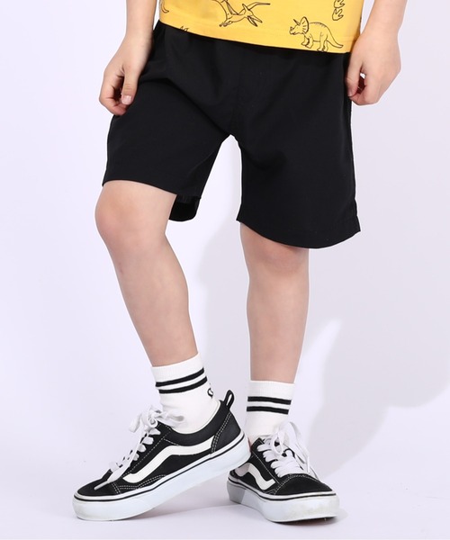 BABYDOLL（ベビードール）の「【プチプラ】清涼速乾 ハーフパンツ [無地] 5038K（その他パンツ・キッズ・カーキ/ネイビー/ターコイズブルー/ブラック/ブラック系その他/マスタード/その他10/ブラック×ピンク/パープル/その他12/サンドグレー/その他13/その他11/ピンク/イエロー/その他14/その他20/その他18/その他15/グリーン/その他17/スカイブルー/チェリーピンク/その他16/その他19/バイオレット/その他23/その他22/その他21/パープル系その他/ブルー系その他/レッド/ミント/グリーン×ピンク・110cm/120cm/130cm/140cm/150cm/90cm/100cm/90㎝）」の2枚目の写真