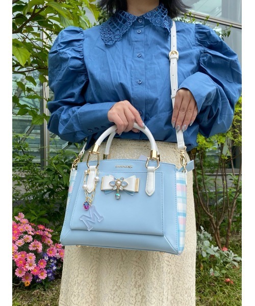 SAMANTHAVEGA（サマンサベガ）の「オリジナルチェック リボンバッグ  