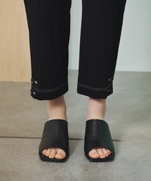 UNITED TOKYOステッチデザインカットパンツストレッチタックカジュアル黒 UNITED TOKYO（ユナイテッドトウキョウ）の「ステッチカットソー
