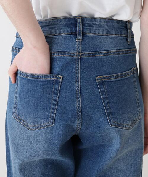 Cutie Blonde（キューティーブロンド）の「◆【S-LL/サスティナ】ゆるテーパードデニム（デニムパンツ・レディース・ネイビー系5/ブルー系5・01/02/03/04）」の7枚目の写真