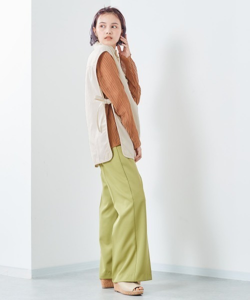 cepo(セポ)の「フィッシャーマンベスト(ベスト・レディース・オリーブ/オフホワイト・M)」の10枚目の写真