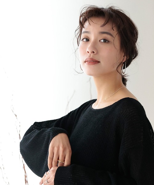 DONOBAN（ドノバン）の「オーバルフックピアス（ピアス（両耳用）・レディース・シルバー/ゴールド・ONESIZE）」の5枚目の写真