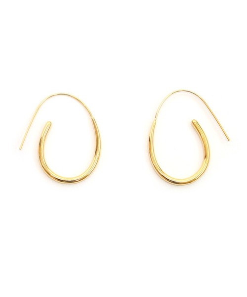 DONOBAN（ドノバン）の「オーバルフックピアス（ピアス（両耳用）・レディース・シルバー/ゴールド・ONESIZE）」の13枚目の写真