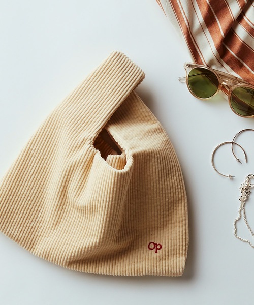 Ocean Pacific（オーシャンパシフィック）の「【Ocean Pacific×CHIHARU DODO】 OP×百々千晴 / エコトートバッグ（エコバッグ/サブバッグ・レディース・ベージュ/ブルー/ブラック・FREE）」の15枚目の写真