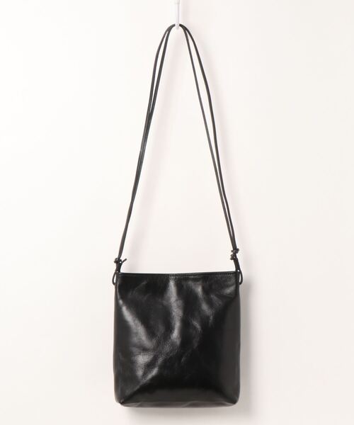 semantic design（セマンティックデザイン）の「セマンティックデザイン/semantic design レザー コンパクトショルダーバック（ショルダーバッグ・メンズ・ブラック・FREE）」の2枚目の写真