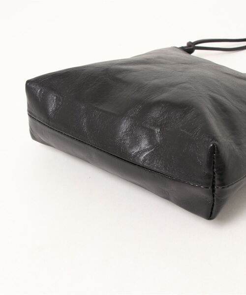 semantic design（セマンティックデザイン）の「セマンティックデザイン/semantic design レザー コンパクトショルダーバック（ショルダーバッグ・メンズ・ブラック・FREE）」の5枚目の写真