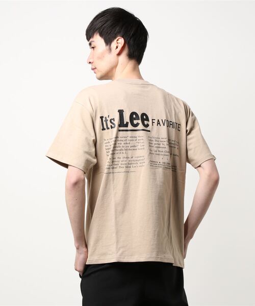Lee（リー）の「【Lee】バックテキストプリントT（Tシャツ/カットソー