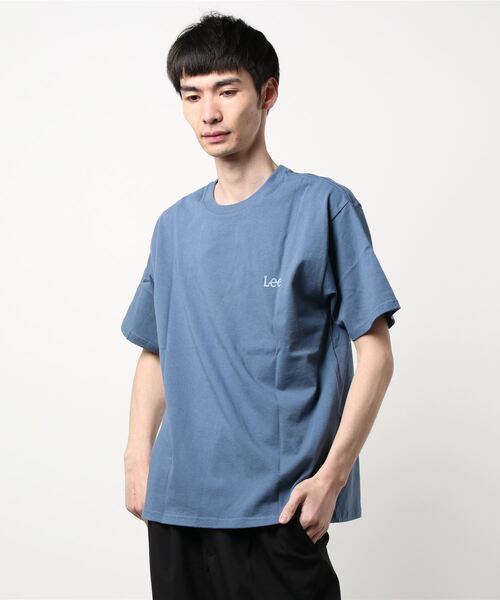 Lee（リー）の「【Lee】バックテキストプリントＴ（Tシャツ/カットソー・メンズ・ホワイト/グレー/ベージュ/ブルー/ピンク/ダークグレー・M/L/XL）」の18枚目の写真