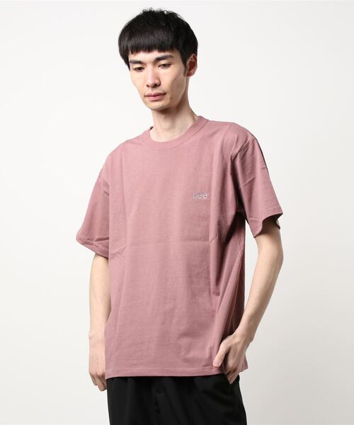 Lee（リー）の「【Lee】バックテキストプリントＴ（Tシャツ/カットソー・メンズ・ホワイト/グレー/ベージュ/ブルー/ピンク/ダークグレー・M/L/XL）」の19枚目の写真