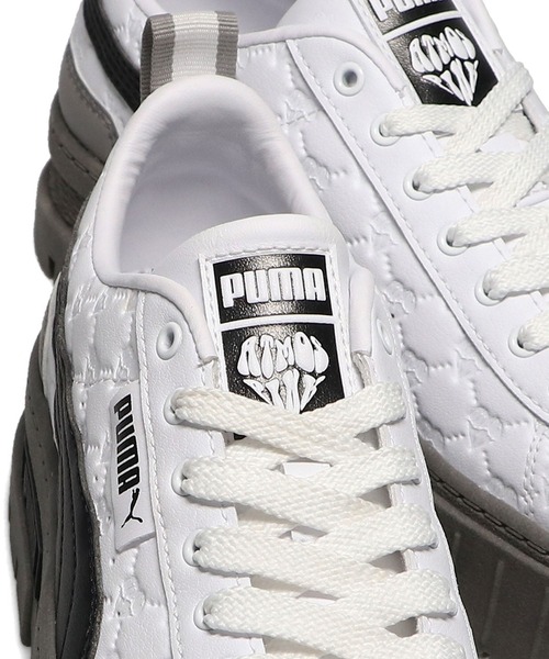 PUMA（プーマ）の「PUMA × atmos pink MAYZE / プーマ メイズ ウィメンズ アトモス ピンク【SP】（スニーカー・レディース・ホワイト・24.0cm/23.5cm/24.5cm/25.0cm/22.5cm/23.0cm）」の13枚目の写真